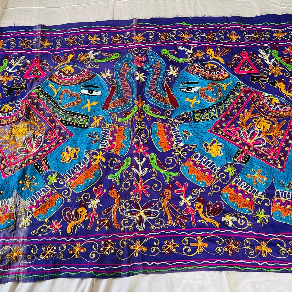 Stunning embroidered Wall Tapestry